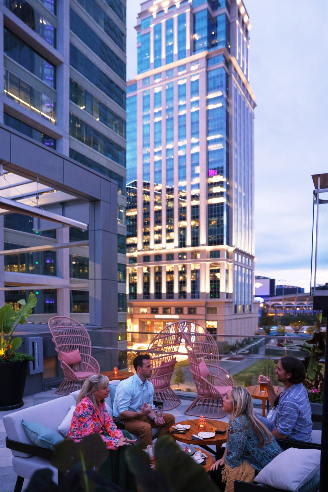 Aura rooftop bar